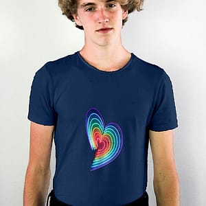 PRIDE LED Heart T-shirt