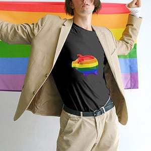 PRIDE Rainbow Pig T-shirt