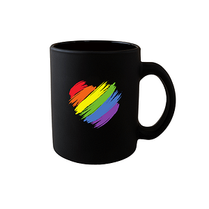 LGBT Rinbow Heart Mug