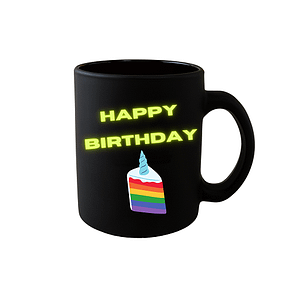 LGBT Happy Birthday Mug