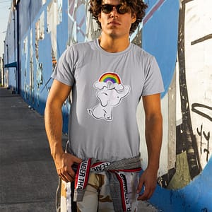 Rainbow Elephant Tshirt